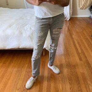 Distressed Zara Jeans